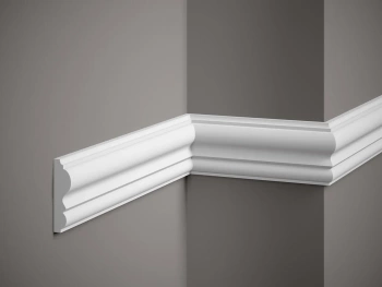 Listwa dekoracyjna ProFoam MDD338, biała, wymiary 200 x 2.1 x 8 cm
