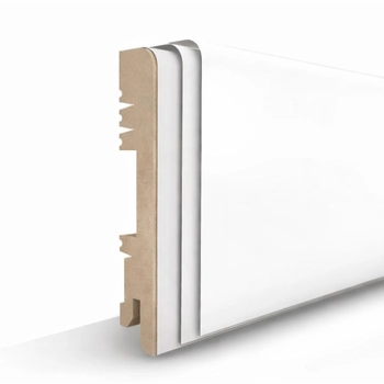 Listwa przypodłogowa MDF lakierowana biała FOGE LB1 - 10cm