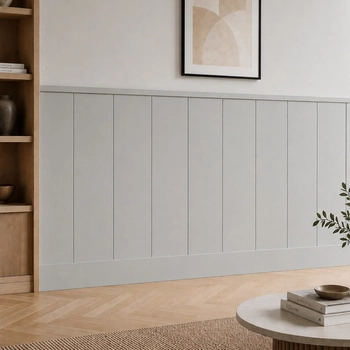 Boazeria ścienna LOFT do malowania - długość 200 cm, wysokość 114,5 cm + Farba szary RAL7047