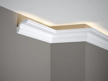 Biała Listwa Świetlna MD106 z PolyForce o wymiarach 200 x 5.7 x 5.7 cm