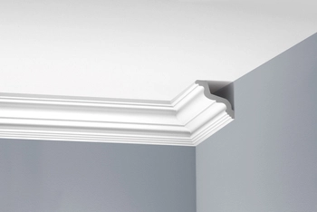 Listwa gzymsowa gładka Creativa LGG-32, wym. 10.2 x 7.6 x 240 cm
