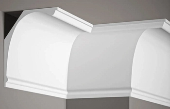 Listwa przysufitowa biała MDB103 wym. 200 x 14 x 18 cm, z ProFoam