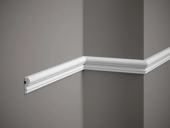 Listwa ścienna PolyForce MD325 w kolorze białym o wymiarach 200 x 1.5 x 4.1 cm