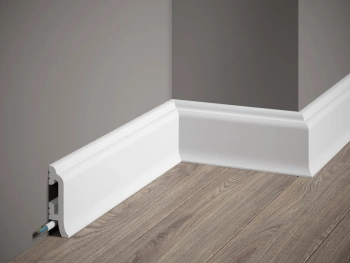 Listwa Premium MD8300P biała z PolyForce, wymiary 200 x 2.6 x 8.2 cm