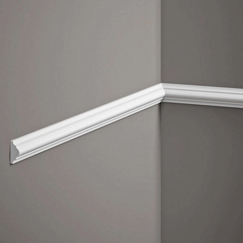Listwa ścienna MD003 biała wym. 200 x 1 x 2.2 cm, z PolyForce