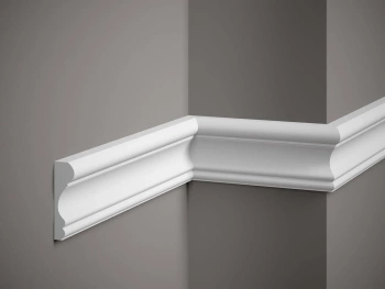 Listwa ścienna ProFoam MDD311, kolor biały, wymiary 200 x 2.5 x 8.5 cm.