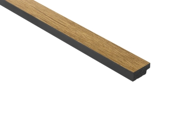 Zakończenie lameli L0205L naturalny dąb wym. 270 x 2.8 x 1.2 cm, z PolyForce