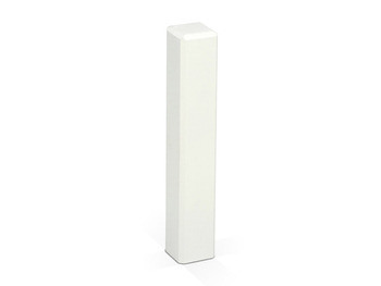 Drewniany łącznik/narożnik/zakończenie w formie słupka do listew przypodłogowych lakierowany 10,3cm