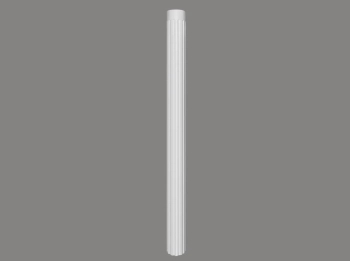 Kolumna ozdobna C3000W biała wym. 15 x 8 x 239.5 cm, z ProFoam