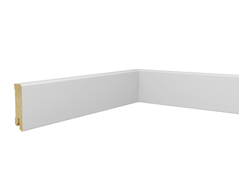 Listwa przypodłogowa MDF Biała Premium, 60x14 mm, Pedross