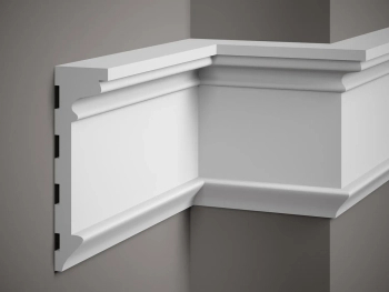 Listwa ścienna MDD315 biała wym. 200 x 6.6 x 22 cm, z ProFoam