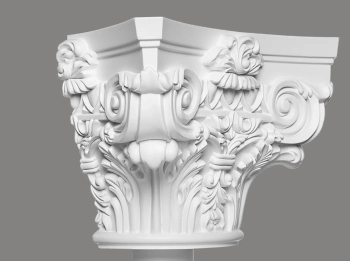 Nasada półkolumny C1000-2H biała wym. 29 x 14.5 x 20.7 cm, z ProFoam