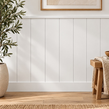 Boazeria ścienna LOFT - długość 200 cm, wysokość 114,5 cm - zestaw listew MDF