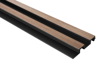 Lamela ścienna Dąb Szary L0303 wym. 270 x 2 x 11.5 cm, z PolyForce, w kolorze szary dąb