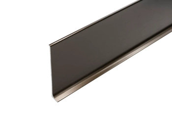 Listwa przypodłogowa aluminiowa kawowa EC40S cokół Creativa LP80