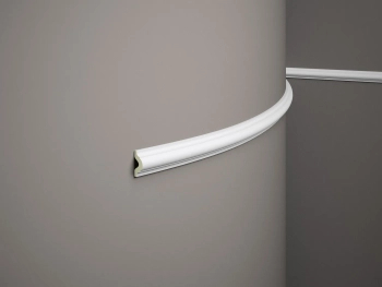 Listwa ścienna MDD332F biała wym. 200 x 1.7 x 4.1 cm, z flexu