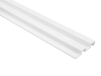 Lamela ścienna L0301 biała wym. 270 x 2 x 11.5 cm, z PolyForce