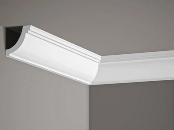 Listwa przysufitowa biała MDB063 wym. 200 x 5.5 x 4.5 cm, z ProFoam