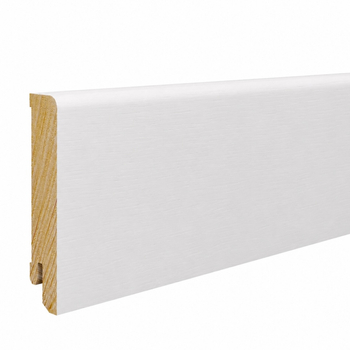 Listwa przypodłogowa biała drewno lakierowane 95/15 (240 cm x 9,5 cm x 1,5 cm)