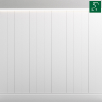 Boazeria ścienna LED do malowania - długość 200 cm, wysokość 114 cm