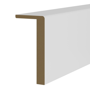 Maskownica kątowa MDF biała listwa maskująca karnisz rury kable 12x6x240 cm