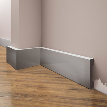 Listwa przypodłogowa, cokół Creativa LPC-23a kolor aluminium 244cm