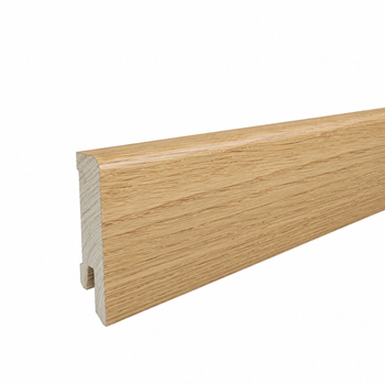 Listwa przypodłogowa drewniana 60x15 mm - dąb europejski lakierowany