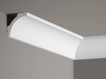 Listwa przysufitowa MD210 biała wym. 200 x 5 x 5 cm, z PolyForce