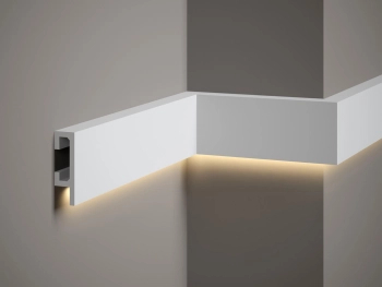 Listwa ścienna LED QL019 biała wym. 200 x 2.5 x 8 cm, z PolyForce