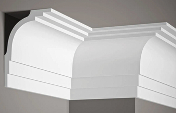 Listwa przysufitowa styropianowa MDB104 biała wym. 200 x 12.4 x 16.5 cm, z ProFoam