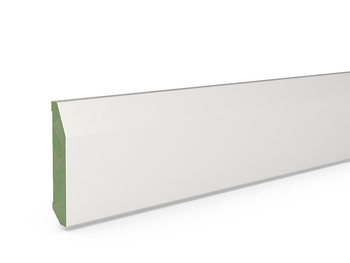 Listwa przypodłogowa MDF PLUS RS biała wilgocioodporna (262 cm x 8 cm x 1,6 cm) lakier półmatowy RAL 9003