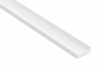 Lewe zakończenie panela ściennego WP002LTP Lumio biały RAL 9003 wym. 200 x 1.15 x 3.1 cm, z PolyForce