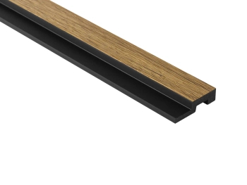 Zakończenie lameli Dąb Naturalny L0205R wym. 270 x 1.2 x 4.5 cm, z PolyForce, kolor naturalny dąb