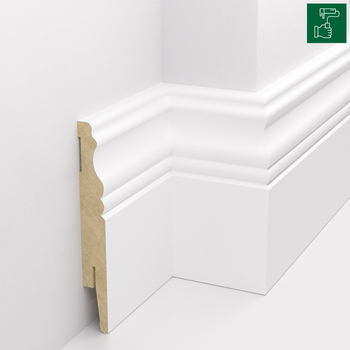 Listwa przypodłogowa MDF - ALEXA 12cm - do malowania