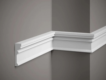 Listwa ścienna MDD305 biała wym. 200 x 3 x 9 cm, z ProFoam