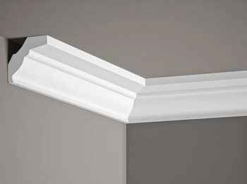 Listwa przysufitowa MDB174 biała wym. 200 x 5.2 x 4.9 cm, z ProFoam