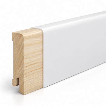 PRÓBKA 20 CM - Listwa przypodłogowa świerkowa Polyblend, Pedross 6008 - 6cm