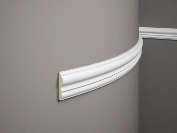 Listwa ścienna elastyczna MD338F biała wym. 200 x 2.1 x 8 cm, z flexu