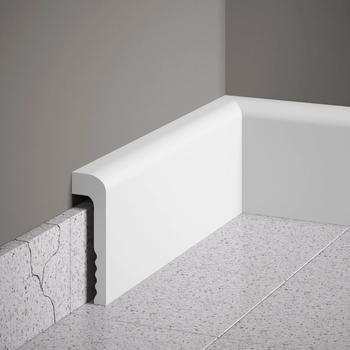 Listwa przypodłogowa maskująca MD005 biała wym. 200 x 2.2 x 11 cm, z PolyForce