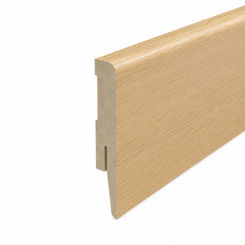 PRÓBKA 20 CM - Listwa przypodłogowa MDF TRIO R5, Dąb Natur, 10cm