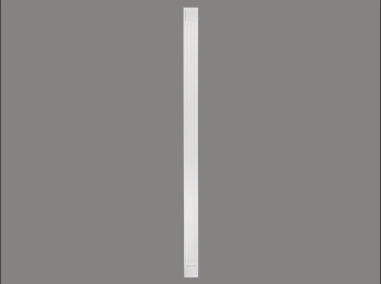 Pilaster D1500 biały wym. 240 x 2.1 x 13 cm, z ProFoam