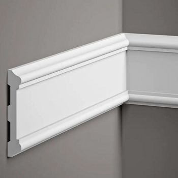 Listwa ścienna MDD410 biała wym. 200 x 2 x 10.8 cm, z ProFoam
