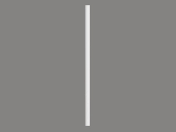Pilaster D1511 biały o wymiarach 240 x 3.2 x 9.3 cm, z ProFoam