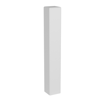 Drewniany łącznik/narożnik do listew przypodłogowych lakierowany 12,3cm