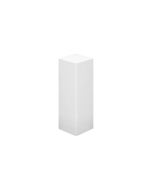 Słupek wykończeniowy biały 6,5 x 2 x 2 cm