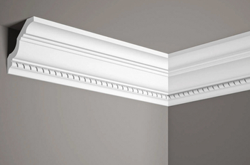 Listwa przysufitowa MDA106 biała wym. 200 x 7.5 x 7.5 cm, z ProFoam