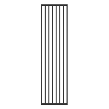 Ścianka przestrzenna działowa z lameli kolor czarny 65x580x2750 mm
