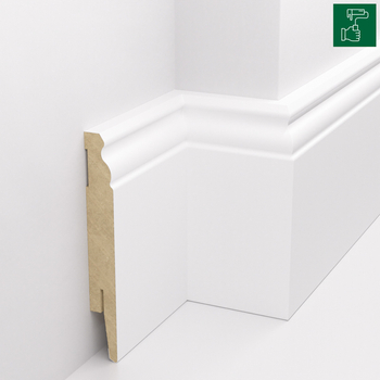 Listwa przypodłogowa MDF - ESTILO 12cm - do malowania