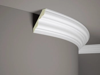 Listwa sufitowa MDB108F biała wym. 200 x 10 x 10 cm, z Flex