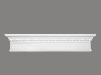 Portal nad drzwi D2531 biały wym. 124 x 8.8 x 25 cm, z ProFoam